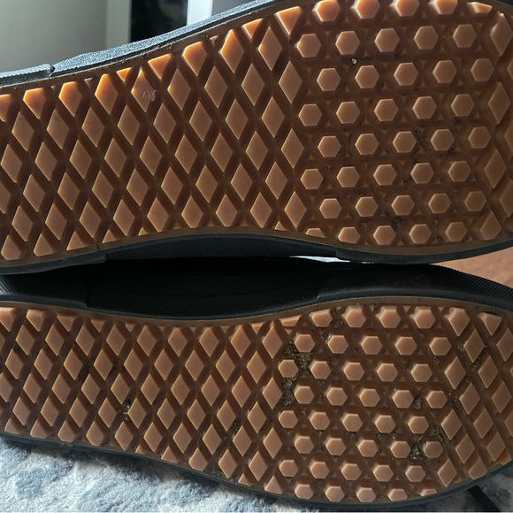 The North Face Vans Black High-Top high tread suede leather sneakers - Picture 2 of 4